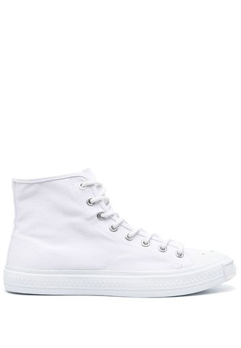 Acne Studios lace-up hi-top sneakers - Weiß