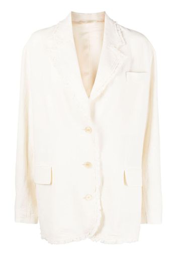 Acne Studios notched-collar single-breasted blazer - Nude