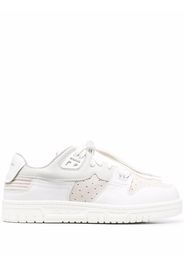 Acne Studios perforated-detail low top sneakers - Weiß