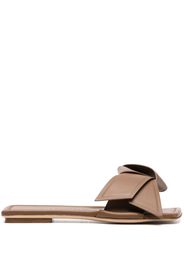 Acne Studios bow-detailing leather slides - Braun