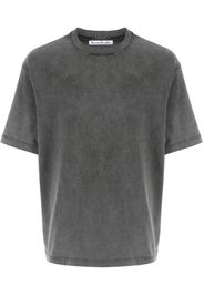 Acne Studios T-Shirt mit Logo-Patch - Grau