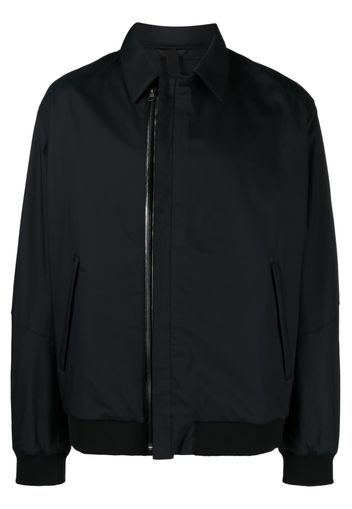 ACRONYM off-centre zip-up jacket - Schwarz