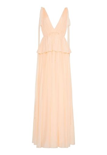 Adam Lippes Dendur Abendkleid - Nude