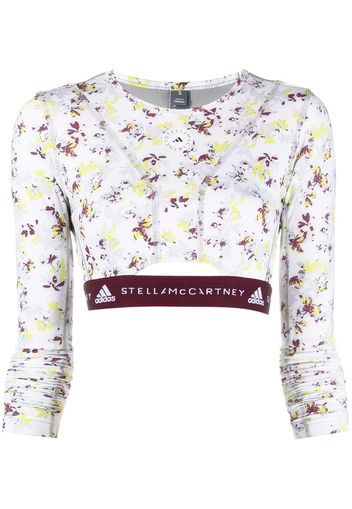 adidas by Stella McCartney Future Playground Cropped-Top - Nude