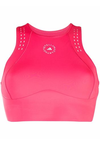 adidas by Stella McCartney True Purpose Cropped-Top - Rosa