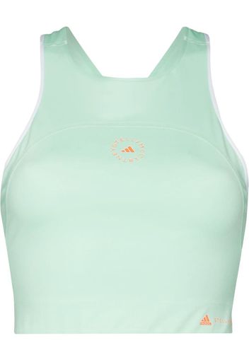 adidas by Stella McCartney True Pace Cropped-Top - Grün