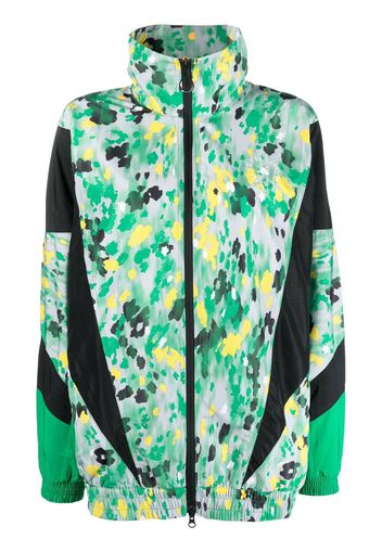 adidas by Stella McCartney recycled printed woven track top - Grün