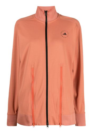 adidas by Stella McCartney TrueCasuals logo-print track jacket - Orange