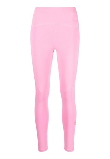 adidas by Stella McCartney logo-print high-waisted leggings - Rosa