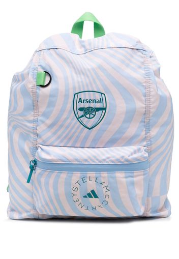 adidas by Stella McCartney graphic-print recycled-polyester backpag - Blau