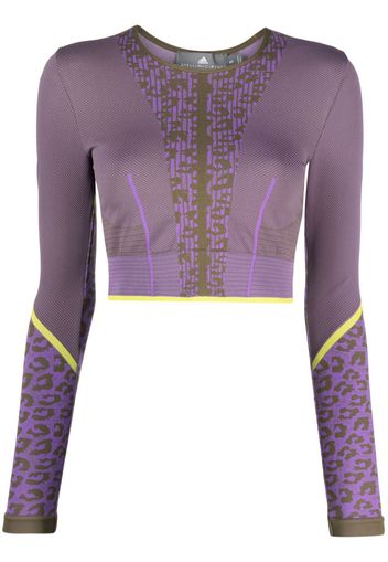 adidas by Stella McCartney TrueStrength seamless yoga top - Violett