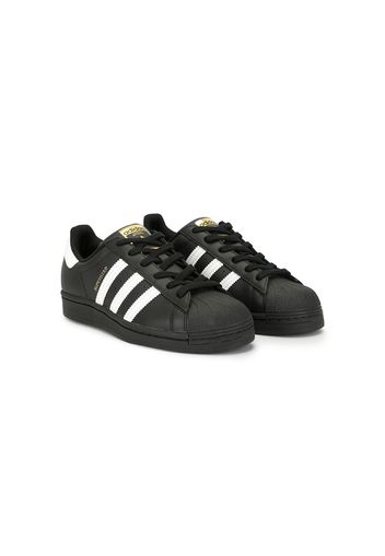 adidas Kids 'Superstar J' Sneakers - Schwarz