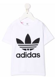 adidas Kids T-Shirt mit Logo-Print - Weiß