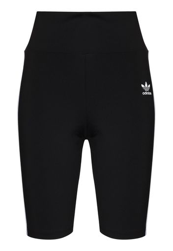 adidas Radlerhose mit Blockstreifen - Schwarz