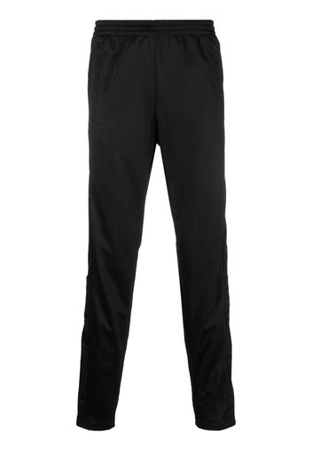 adidas 3-stripe logo-patch track pants - Schwarz