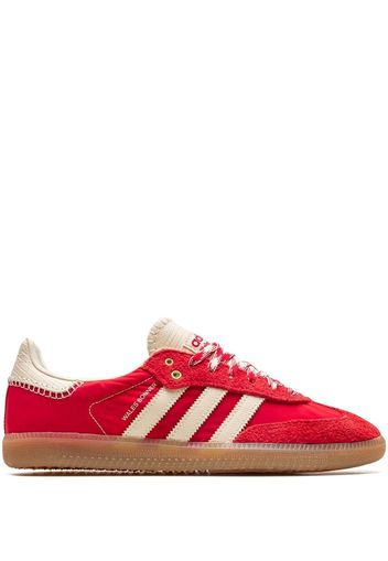 adidas x Wales Bonner Samba panelled sneakers - Rot