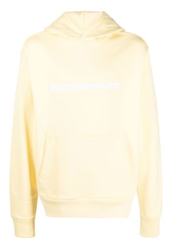 adidas slogan-print pullover hoodie - Gelb