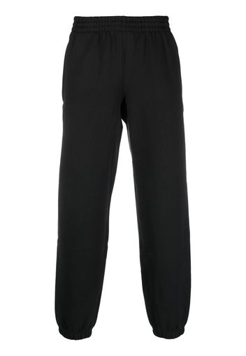 adidas elastic waistband track pants - Schwarz