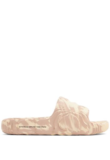 adidas Adilette textured slide sandals - Nude