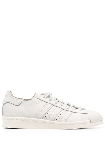 adidas round-toe leather sneakers - Nude