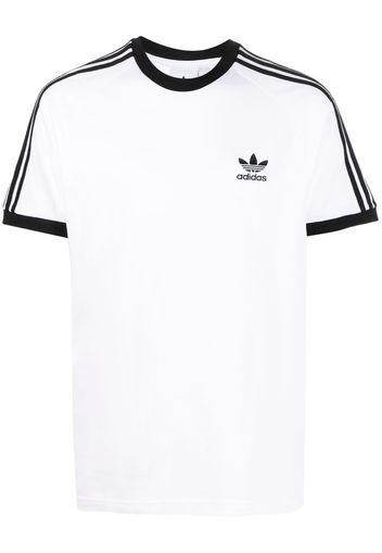 adidas T-Shirt mit Logo-Print - Weiß