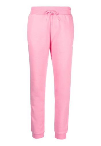 adidas embroidered-logo detail track pants - Rosa