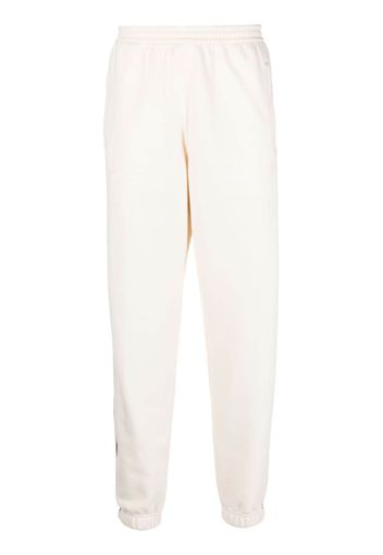 adidas stripe-detail tapered track pants - Nude