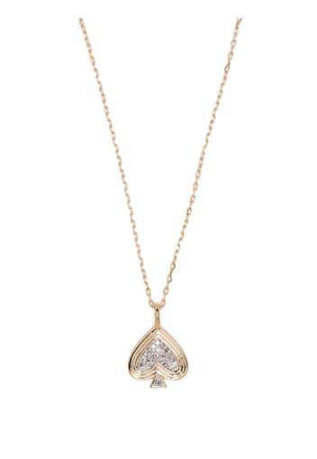 Adina Reyter 14kt yellow gold Make Your Move Spade diamond necklace