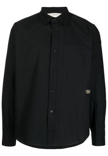 Advisory Board Crystals long sleeve front pocket shirt - Schwarz