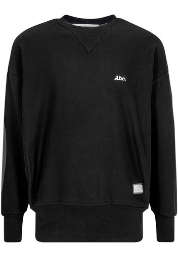 Advisory Board Crystals Tri-Tone logo-embroidered sweatshirt - Schwarz