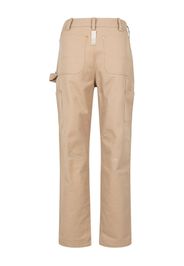 Advisory Board Crystals diamond stitch double knee trousers - Nude