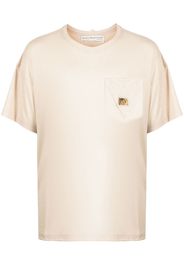 Advisory Board Crystals logo-patch short-sleeve T-shirt - Nude