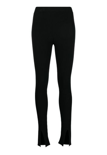 AERON Leggings mit Schlitz - Schwarz