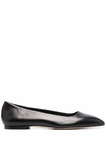 aeyde square-toe ballerinas - Schwarz