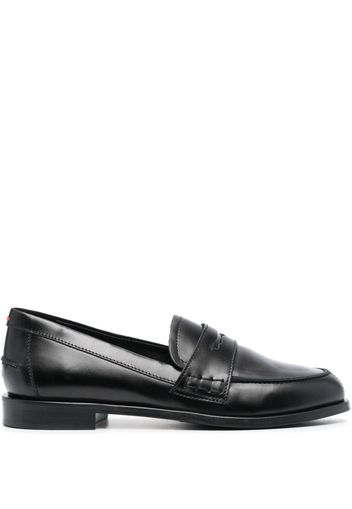 Aeyde Oscar penny-slot leather loafers - Schwarz