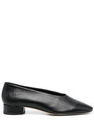 Aeyde Delia 25mm leather pumps - Schwarz