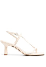 Aeyde 70mm leather sandals - Nude