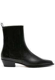 Aeyde Belinda 40mm leather ankle boots - Schwarz