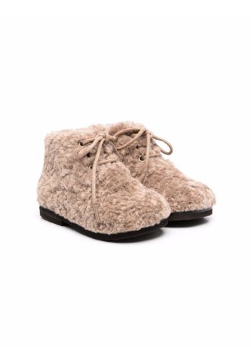 Age of Innocence Stiefeletten aus Faux Fur - Nude