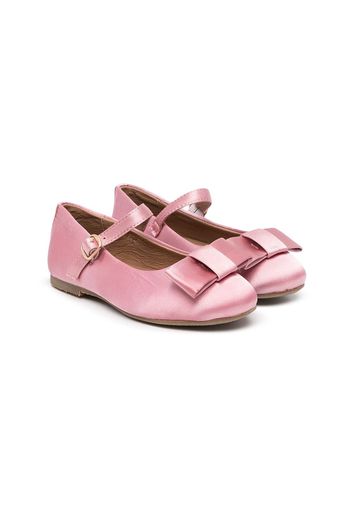 Age of Innocence Ellen bow-detail ballerina shoes - Rosa