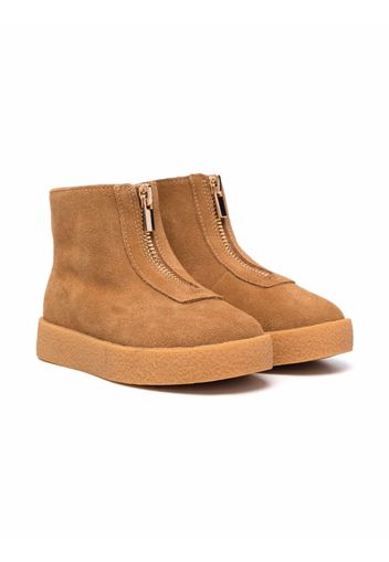 Age of Innocence Wildlederstiefeletten mit Shearling-Futter - Braun