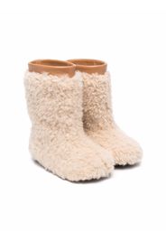 Age of Innocence Yeti Schneestiefel mit Faux Shearling - Nude