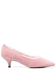 Age of Innocence Juliette Pumps mit Shearling - Rosa