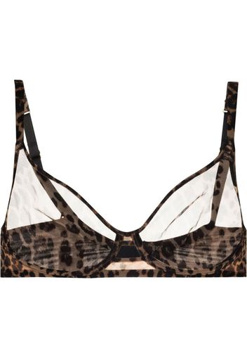 Agent Provocateur BH mit Leoparden-Print - Braun