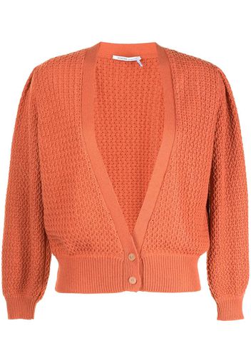 Agnona Cardigan mit V-Ausschnitt - Orange