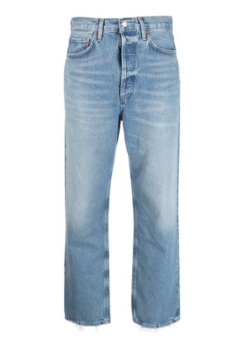 AGOLDE straight-leg boyfriend jeans - Blau