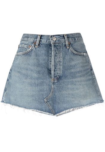 AGOLDE Parker denim miniskirt - Blau