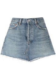 AGOLDE Parker denim miniskirt - Blau