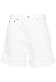 AGOLDE Dame Jeans-Shorts mit weitem Bein - Weiß