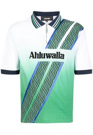 Ahluwalia Football organic-cotton polo shirt - Grün